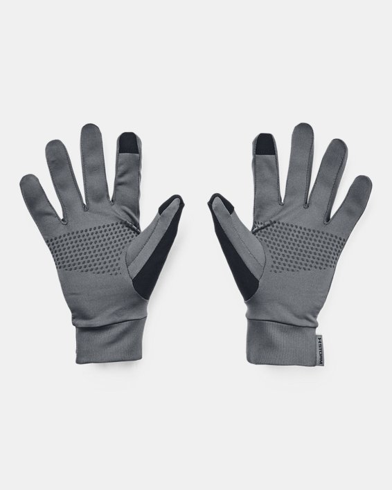 Men's UA Storm Liner Gloves, Gray, pdpMainDesktop image number 1